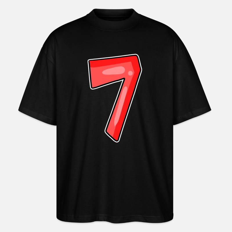 7 - Stanley/Stella Oversized Unisex Bio T-Shirt Blaster 2.0 - Schwarz