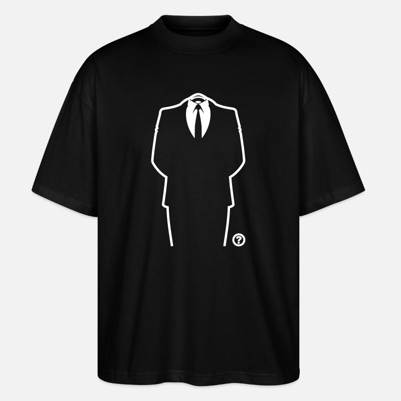 Anon Suit Hack Masque Shirt - T-shirt bio Blaster 2.0 coupe oversize Stanley/Stella Unisexe - noir