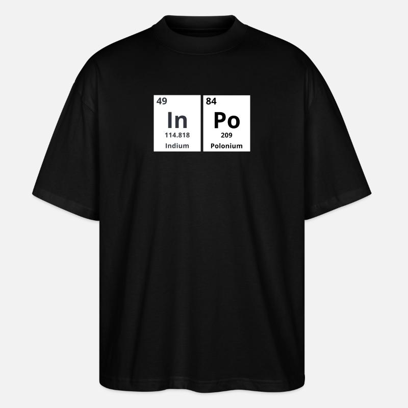 In Po - Stanley/Stella Oversized Unisex Bio T-Shirt Blaster 2.0 - Schwarz