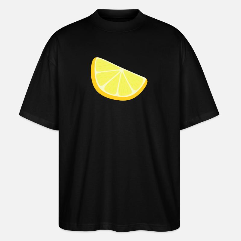 tranche de citron - T-shirt bio Blaster 2.0 coupe oversize Stanley/Stella Unisexe - noir