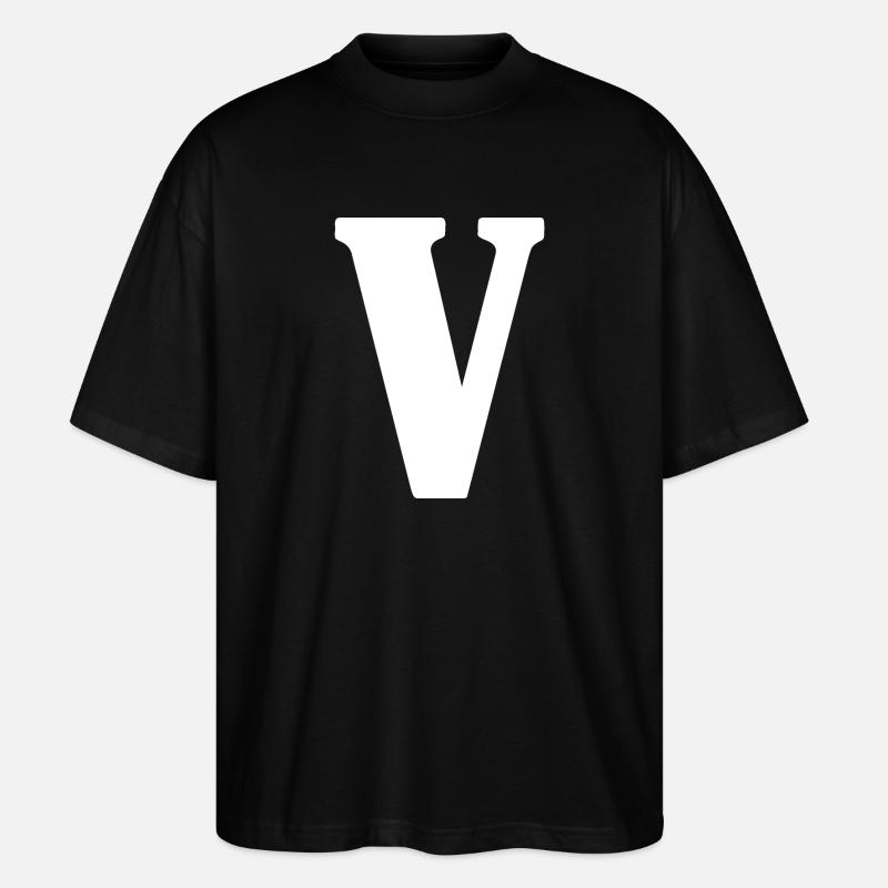 V - Stanley/Stella Oversized Unisex Bio T-Shirt Blaster 2.0 - Schwarz