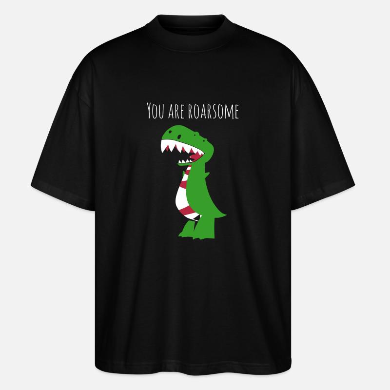 Trex Spruch - Stanley/Stella Oversized Unisex Bio T-Shirt Blaster 2.0 - Schwarz