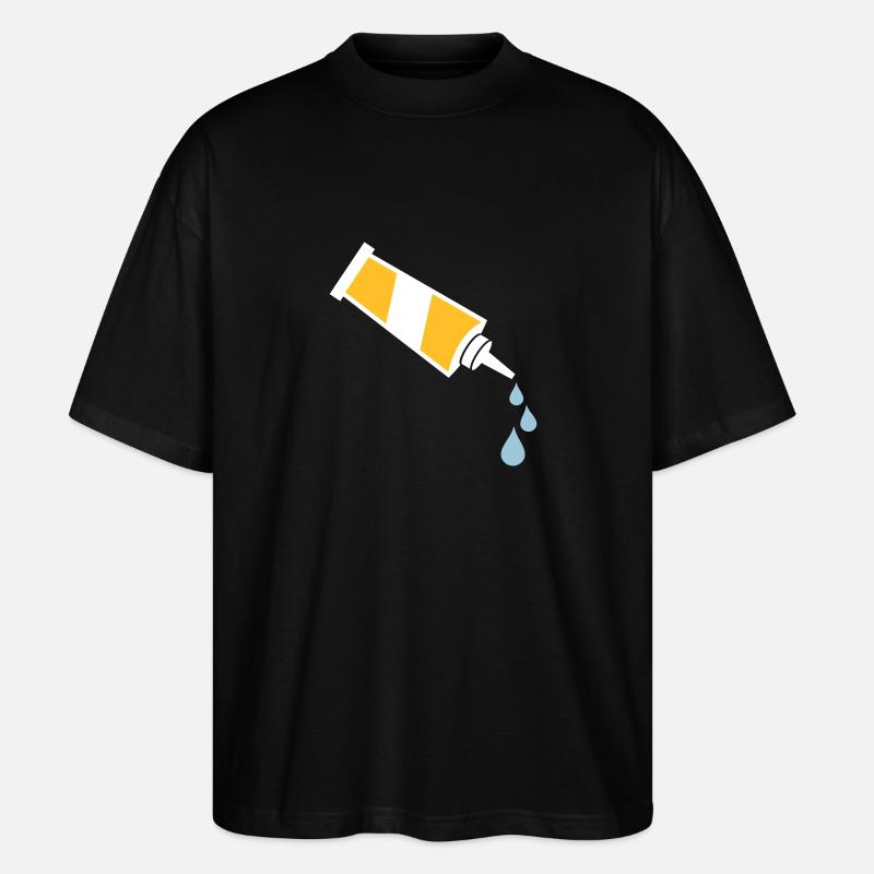 Colle - T-shirt bio Blaster 2.0 coupe oversize Stanley/Stella Unisexe - noir