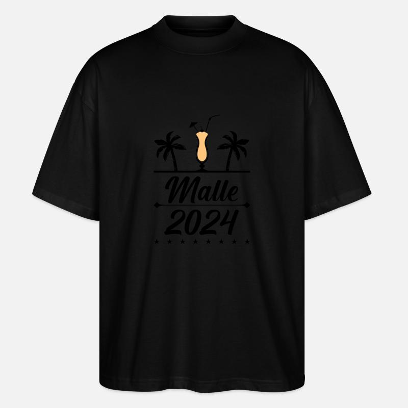 MALLE 2024 - Stanley/Stella Oversized Unisex Organic T-shirt Blaster 2.0 - black