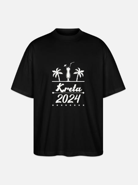 kreta 2024 - Stanley/Stella Oversized Unisex Bio T-Shirt Blaster 2.0 - Schwarz