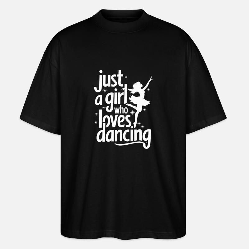 Dancing Dancers Dancing - Stanley/Stella Oversized Unisex Organic T-shirt Blaster 2.0 - black