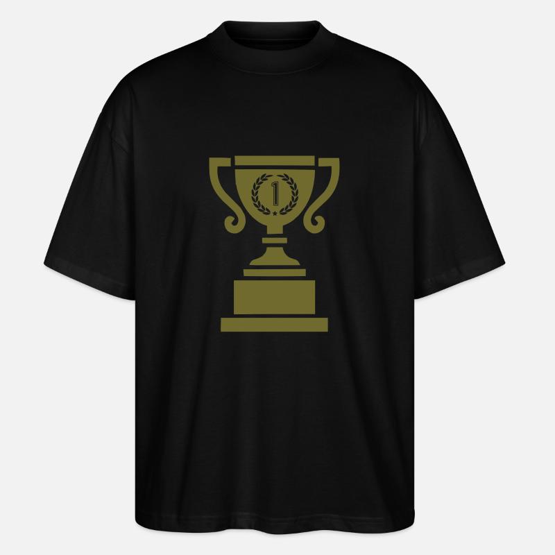 pokal 1 - Stanley/Stella Oversized Unisex Bio T-Shirt Blaster 2.0 - Schwarz