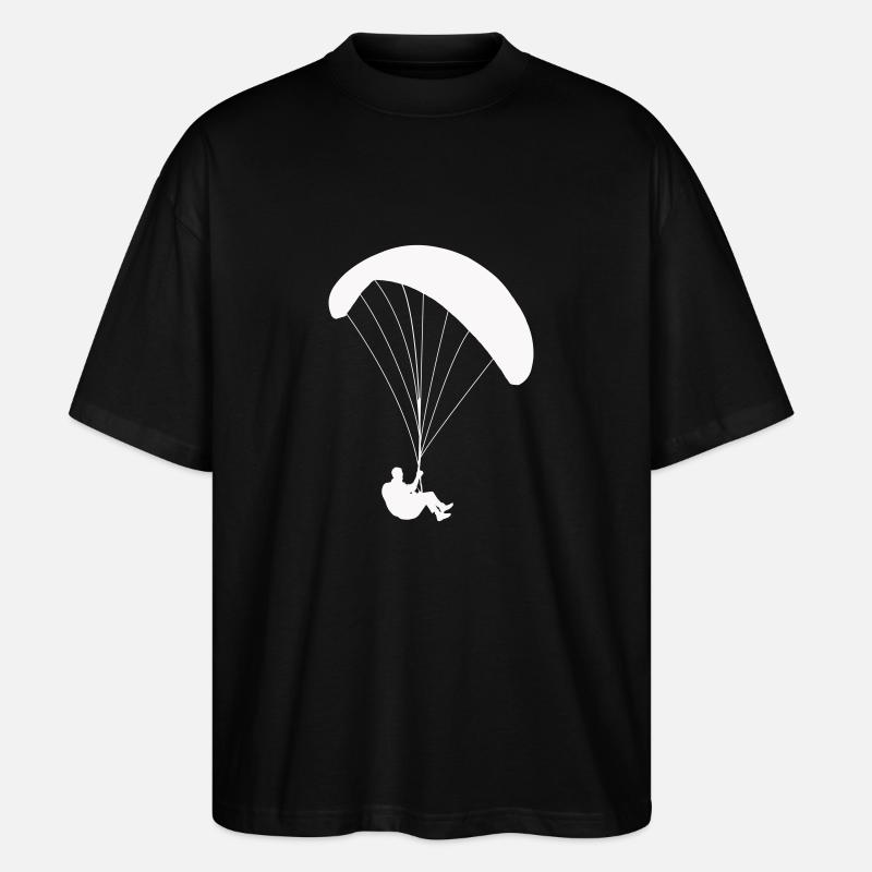 Parapentes Parachutistes - T-shirt bio Blaster 2.0 coupe oversize Stanley/Stella Unisexe - noir