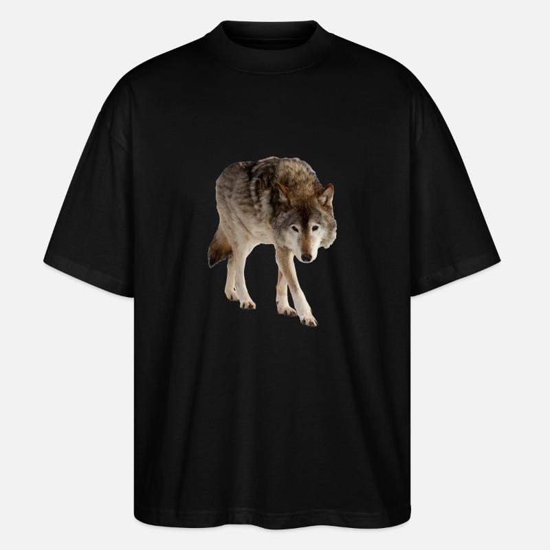 Loup - T-shirt bio Blaster 2.0 coupe oversize Stanley/Stella Unisexe - noir