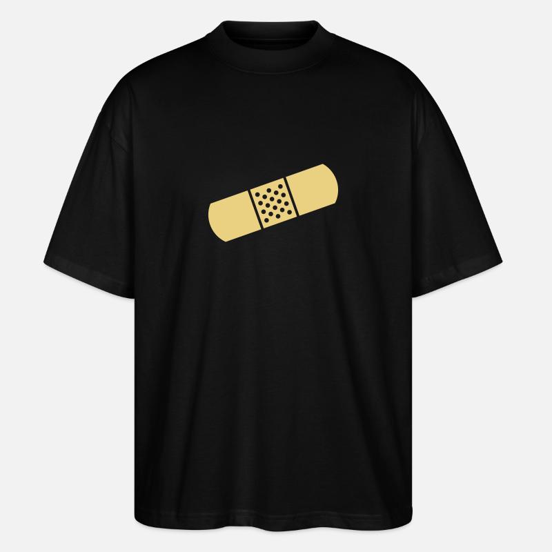 Pflaster - Stanley/Stella Oversized Unisex Bio T-Shirt Blaster 2.0 - Schwarz