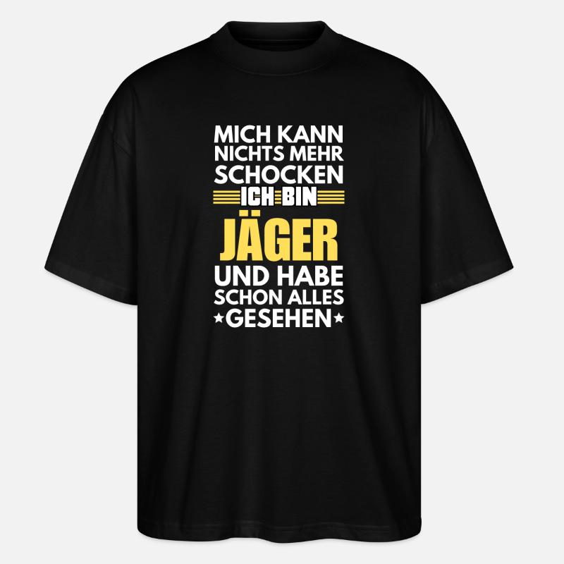 Non-Shockable Hunter - Stanley/Stella Oversized Unisex Organic T-shirt Blaster 2.0 - black