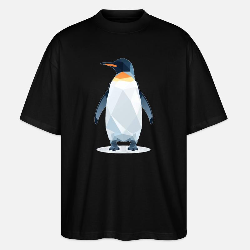Pinguin Style - Stanley/Stella Oversized Unisex Bio T-Shirt Blaster 2.0 - Schwarz