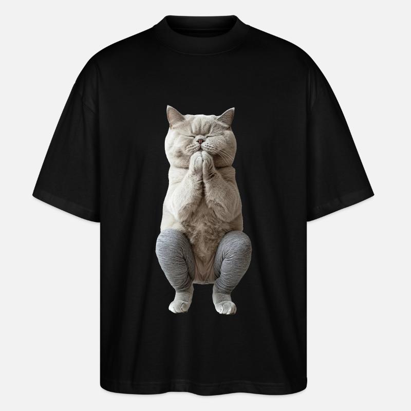 Britisch Kurzhaar - Stanley/Stella Oversized Unisex Bio T-Shirt Blaster 2.0 - Schwarz