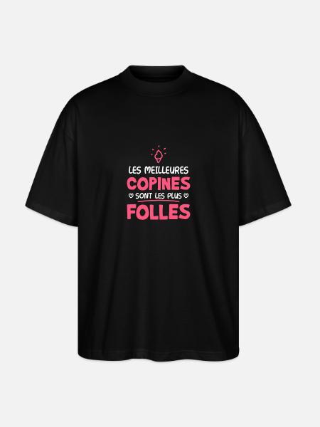 Les meilleures copines - T-shirt bio Blaster 2.0 coupe oversize Stanley/Stella Unisexe - noir