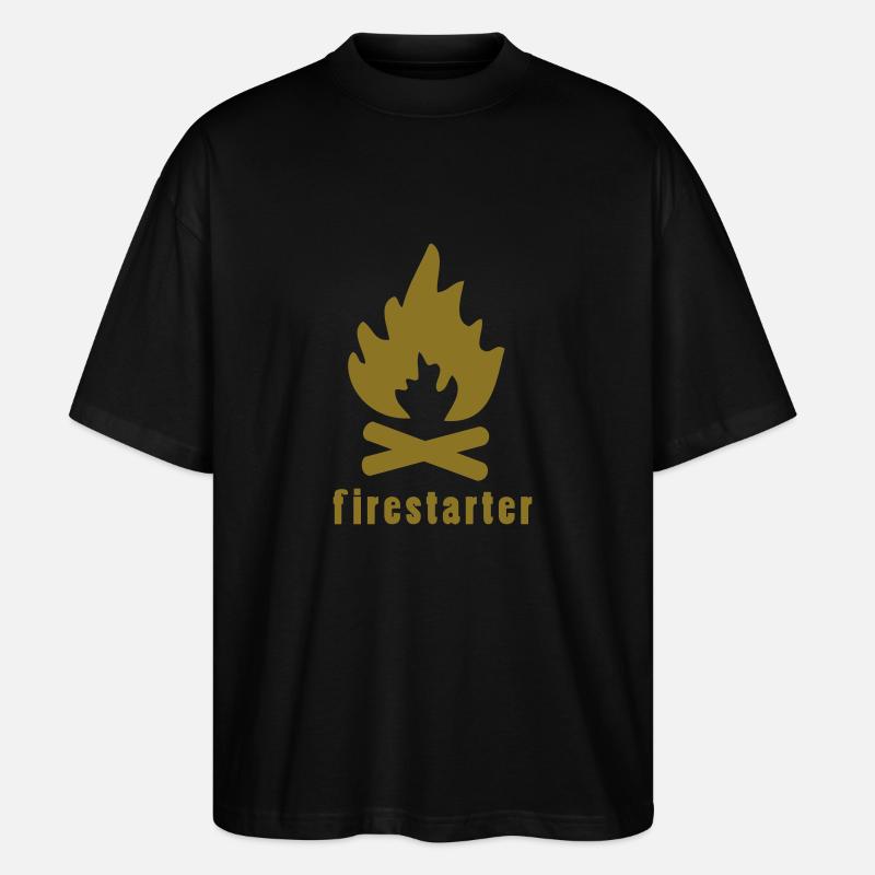 firestarter 2 - Stanley/Stella Oversized Unisex Bio T-Shirt Blaster 2.0 - Schwarz