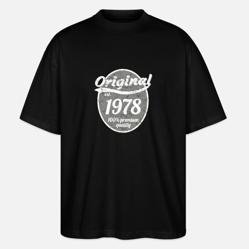 1978 - Stanley/Stella Oversized Unisex Organic T-shirt Blaster 2.0 - black