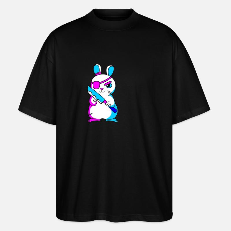 Pastell Gothic - Stanley/Stella Oversized Unisex Bio T-Shirt Blaster 2.0 - Schwarz