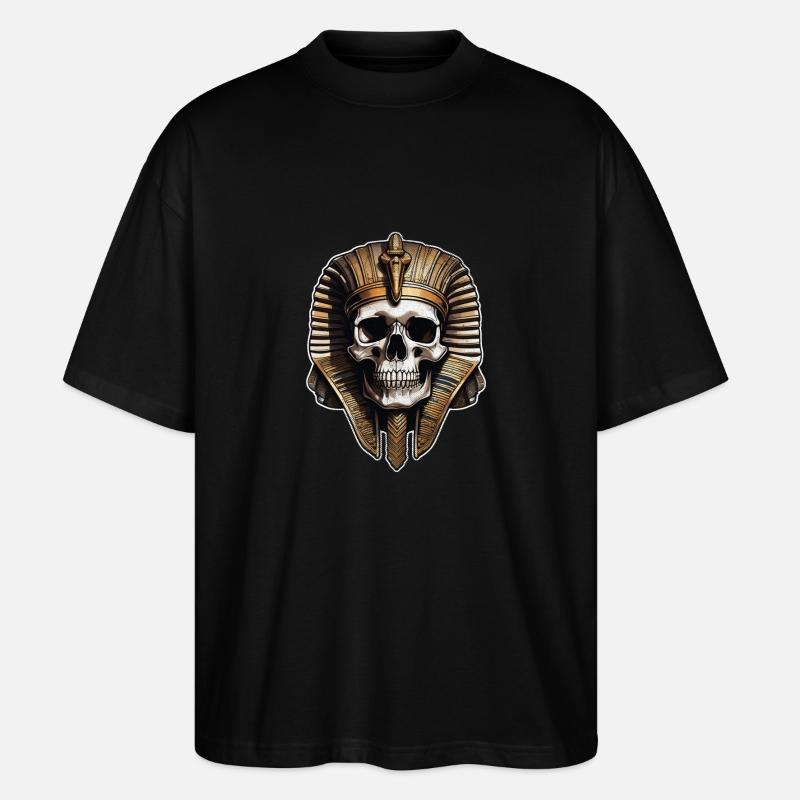 pharaon- momie - egypte - T-shirt bio Blaster 2.0 coupe oversize Stanley/Stella Unisexe - noir