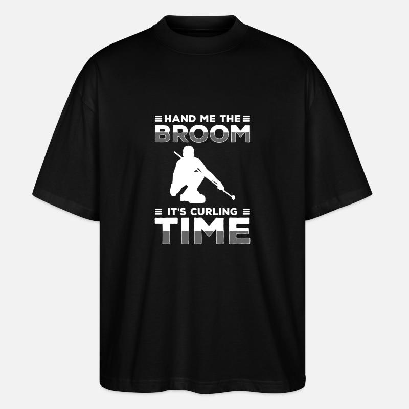Curler Ice Curl Team - T-shirt bio Blaster 2.0 coupe oversize Stanley/Stella Unisexe - noir