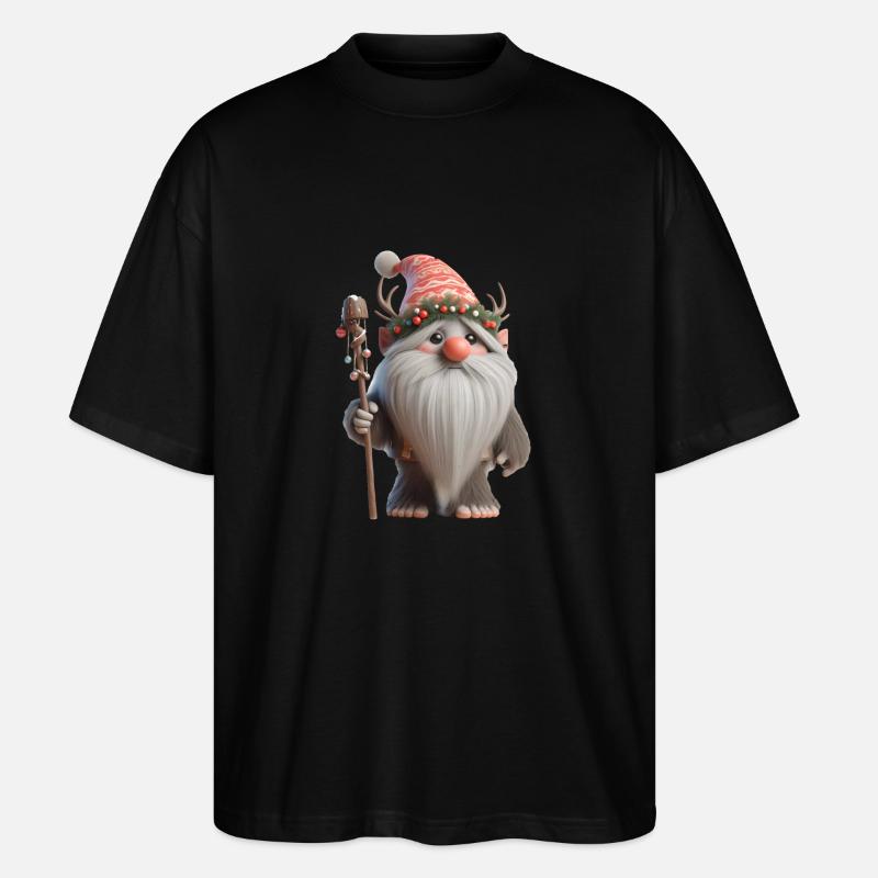 Troll de Noël 2 - T-shirt bio Blaster 2.0 coupe oversize Stanley/Stella Unisexe - noir