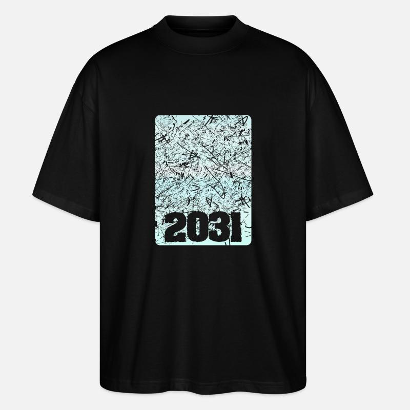 Numéro 2031 - T-shirt bio Blaster 2.0 coupe oversize Stanley/Stella Unisexe - noir