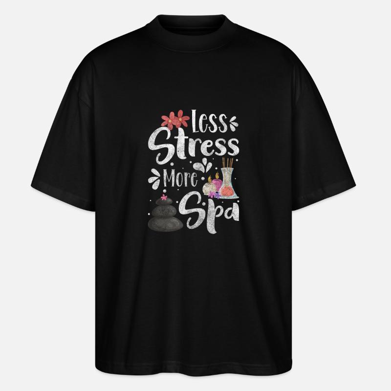 Spa de luxe - T-shirt bio Blaster 2.0 coupe oversize Stanley/Stella Unisexe - noir