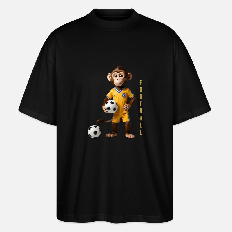Cool monkey - Stanley/Stella Oversized Unisex Bio T-Shirt Blaster 2.0 - Schwarz