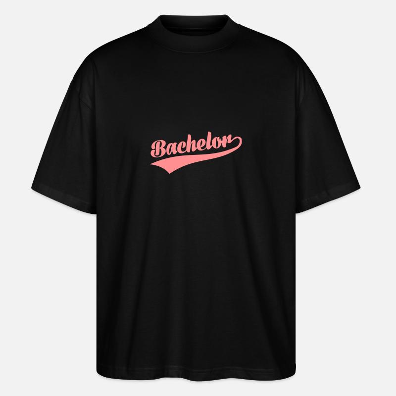 Bachelor - Stanley/Stella Oversized Unisex Bio T-Shirt Blaster 2.0 - Schwarz