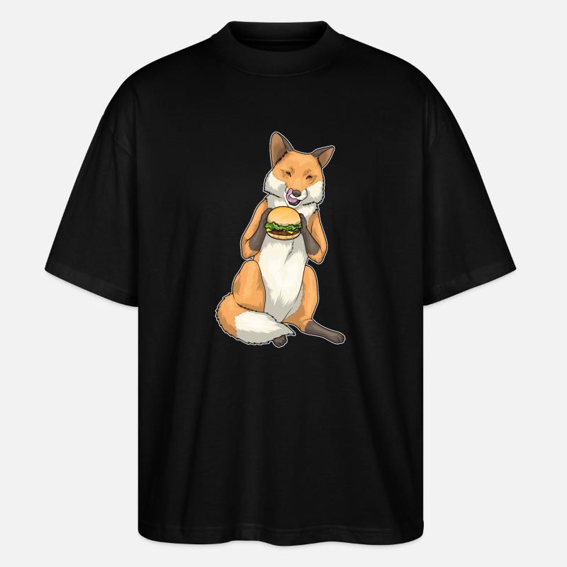 Fuchs Burger - T-shirt bio Blaster 2.0 coupe oversize Stanley/Stella Unisexe - noir