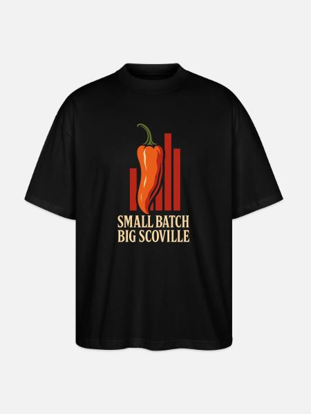 Hot Sauce Maker Fermented Chili Spicy - Stanley/Stella Oversized Unisex Organic T-shirt Blaster 2.0 - black