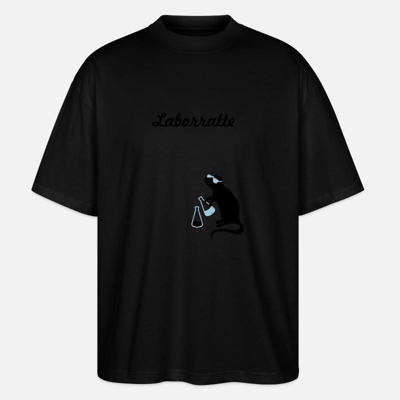 laborratte - Stanley/Stella Oversized Unisex Bio T-Shirt Blaster 2.0 - Schwarz