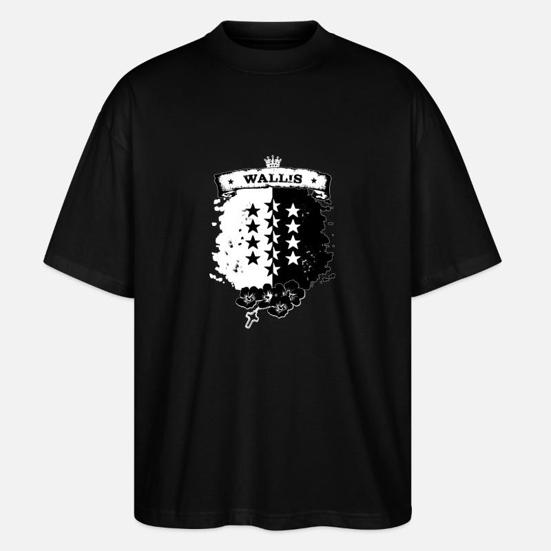 Wallis - Stanley/Stella Oversized Unisex Bio T-Shirt Blaster 2.0 - Schwarz