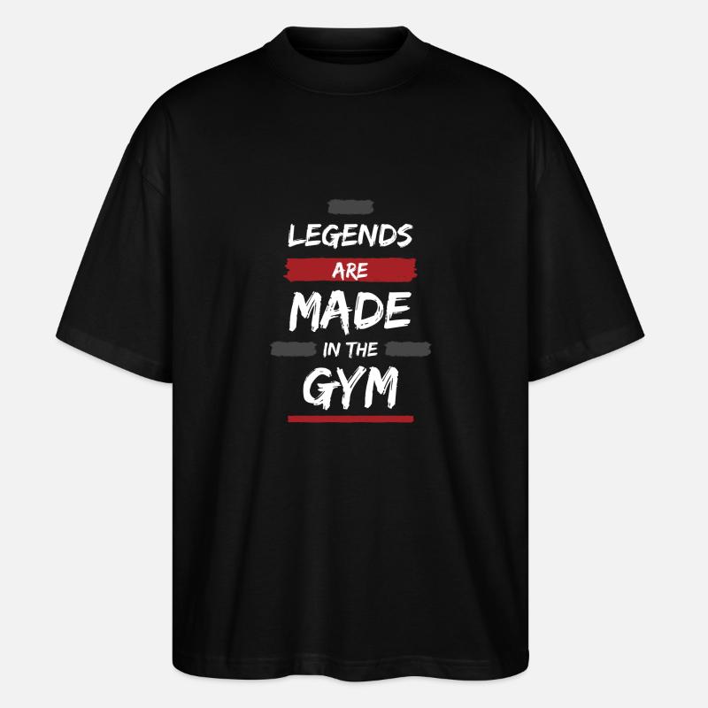 Legends - Stanley/Stella Oversized Unisex Bio T-Shirt Blaster 2.0 - Schwarz
