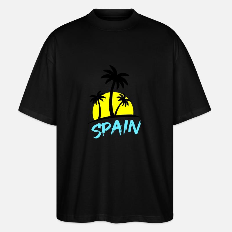 spain - Stanley/Stella Oversized Unisex Bio T-Shirt Blaster 2.0 - Schwarz