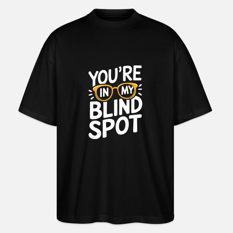 Blinde Blindheit Sehbehinderte Menschen - Stanley/Stella Oversized Unisex Bio T-Shirt Blaster 2.0 - Schwarz