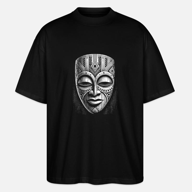 Masque - T-shirt bio Blaster 2.0 coupe oversize Stanley/Stella Unisexe - noir