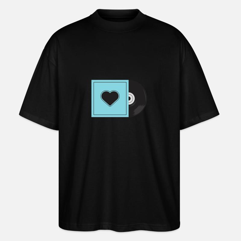 Schallplatte - Stanley/Stella Oversized Unisex Bio T-Shirt Blaster 2.0 - Schwarz