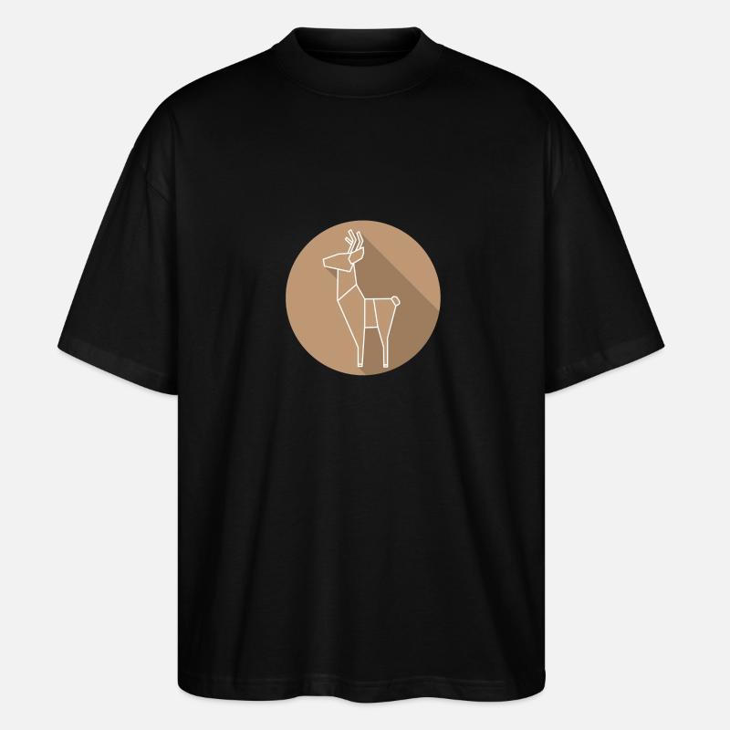 hirsch - Stanley/Stella Oversized Unisex Bio T-Shirt Blaster 2.0 - Schwarz