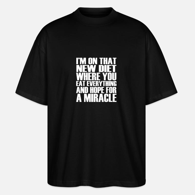 lustige witzige Sprüche - Stanley/Stella Oversized Unisex Bio T-Shirt Blaster 2.0 - Schwarz