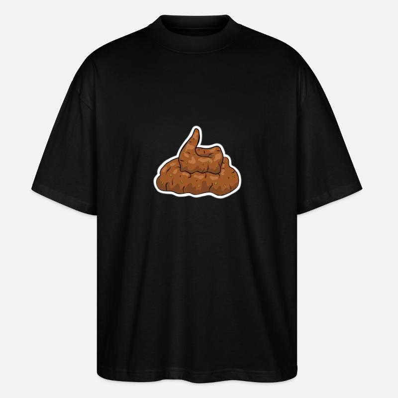 Pile de Kack - T-shirt bio Blaster 2.0 coupe oversize Stanley/Stella Unisexe - noir