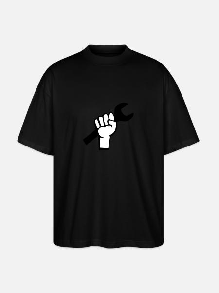mech - Stanley/Stella Oversized Unisex Organic T-shirt Blaster 2.0 - black