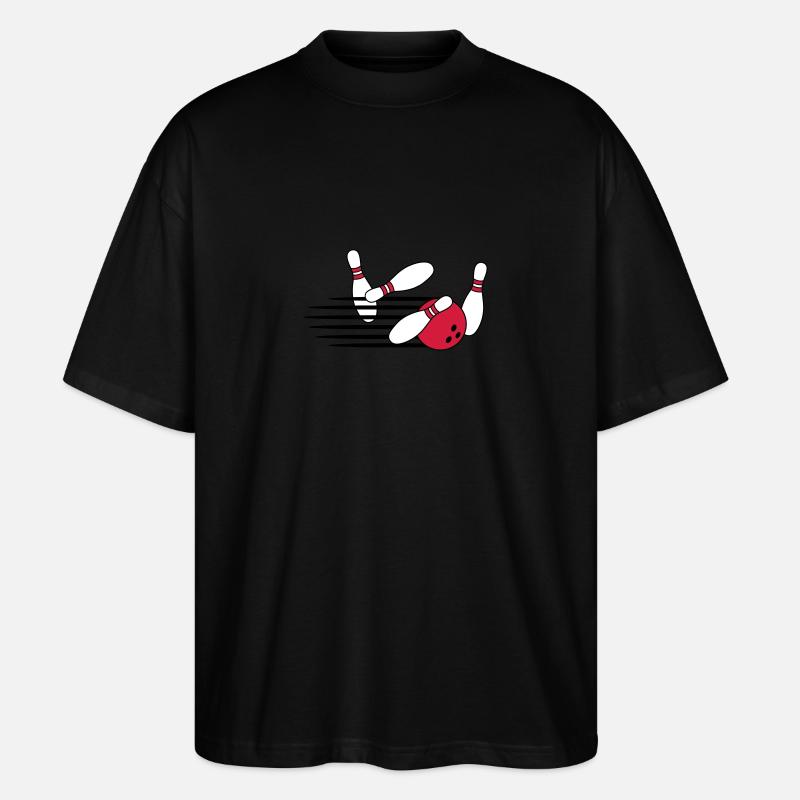 Fast Bowling Throw - Stanley/Stella Oversized Unisex Organic T-shirt Blaster 2.0 - black