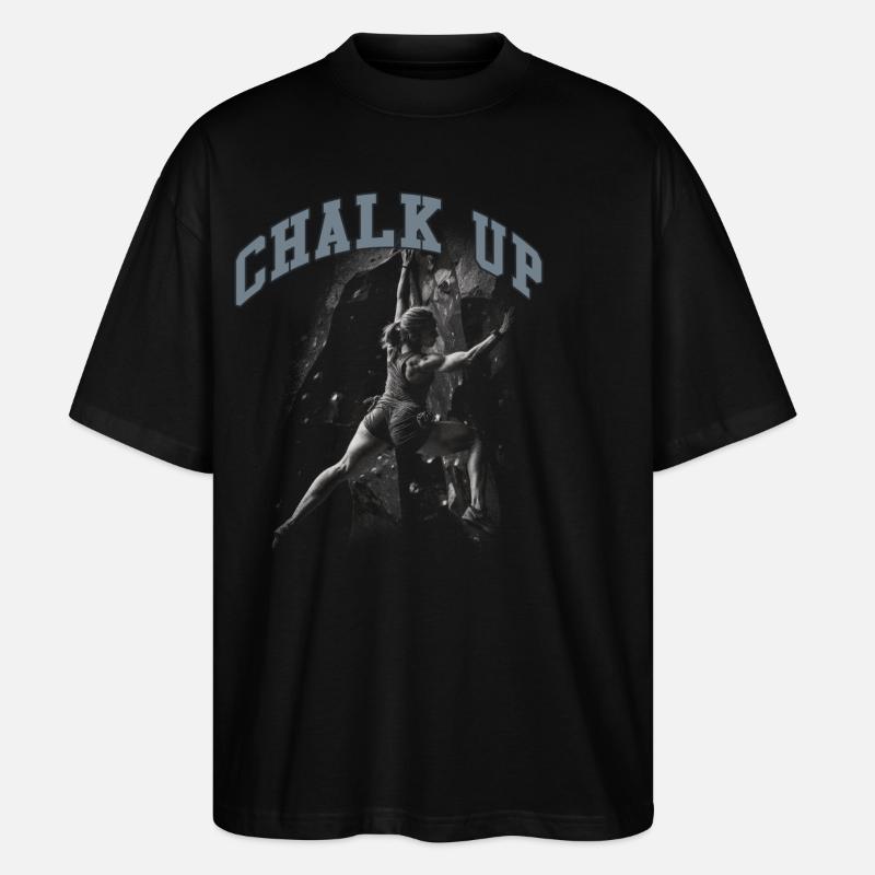Chalk Up Boulderer Bloc - T-shirt bio Blaster 2.0 coupe oversize Stanley/Stella Unisexe - noir