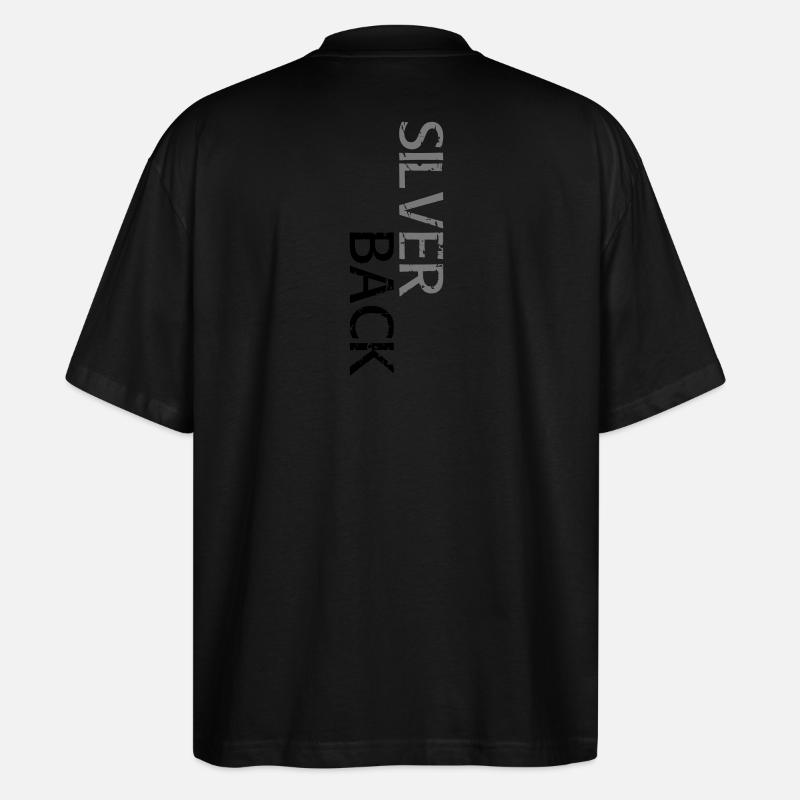 SILVERBACK (offset) - Stanley/Stella Oversized Unisex Organic T-shirt Blaster 2.0 - black