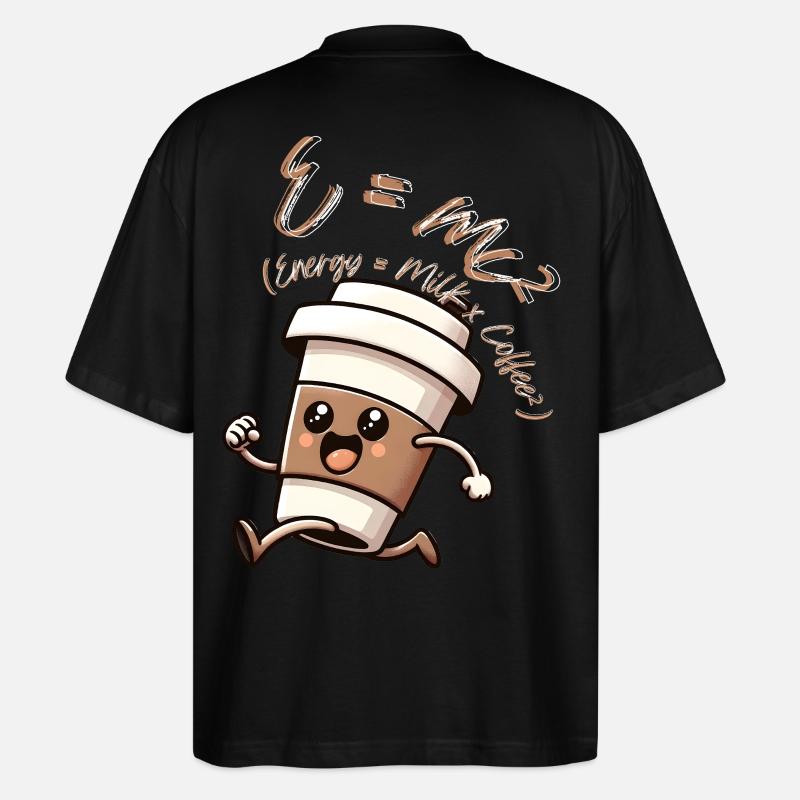 E-mc2 - Stanley/Stella Oversized Unisex Bio T-Shirt Blaster 2.0 - Schwarz
