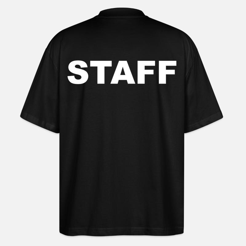 STAFF - Stanley/Stella Oversized Unisex Bio T-Shirt Blaster 2.0 - Schwarz