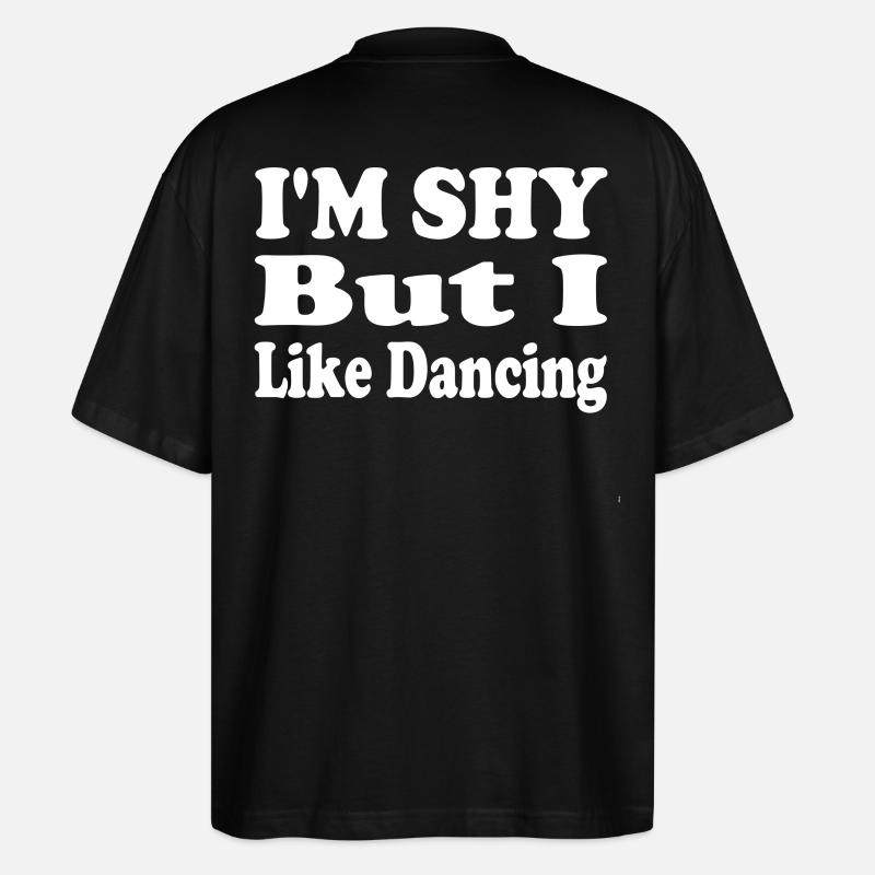 Timide Mais amour Danse - T-shirt bio Blaster 2.0 coupe oversize Stanley/Stella Unisexe - noir