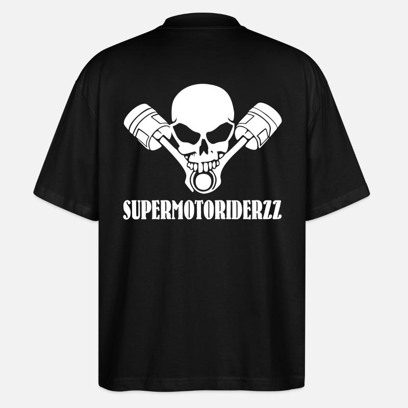 SupermotoRiderZz - Stanley/Stella Oversized Unisex Bio T-Shirt Blaster 2.0 - Schwarz