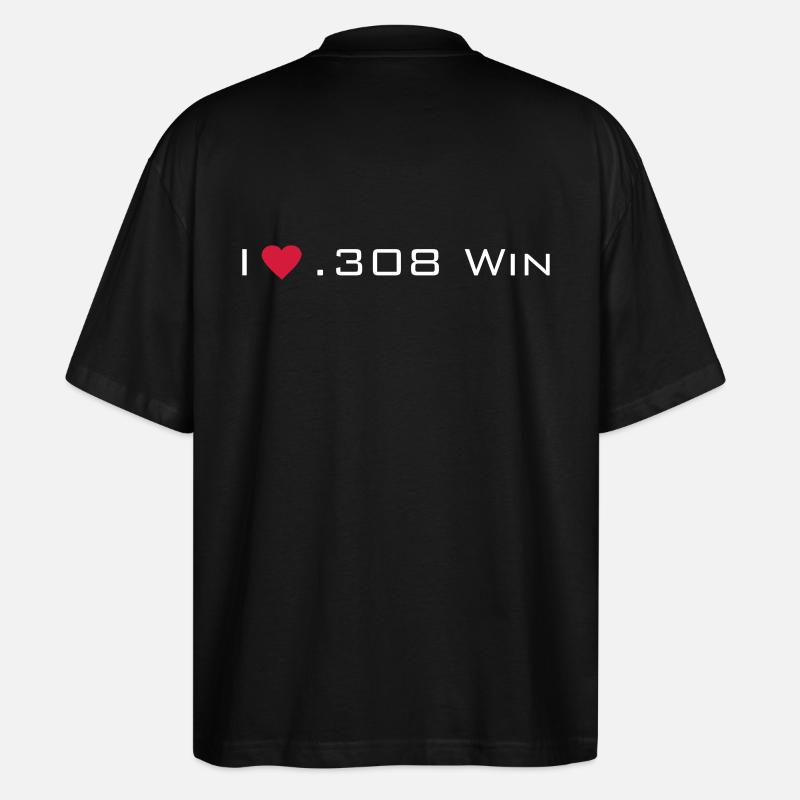 cal. 308 - Stanley/Stella Oversized Unisex Bio T-Shirt Blaster 2.0 - Schwarz
