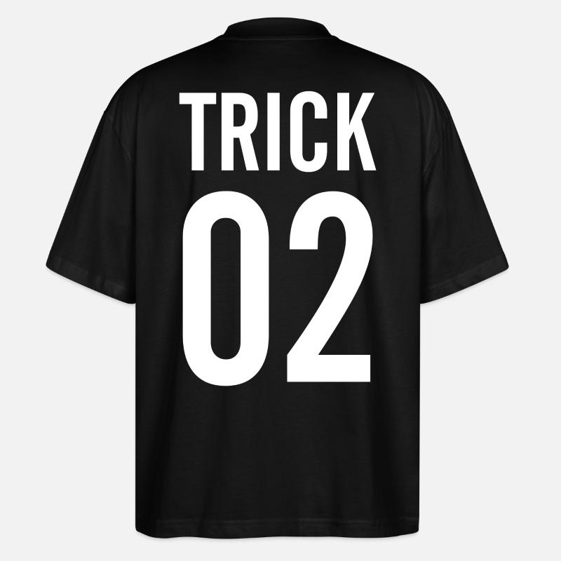 TRICK - Stanley/Stella Oversized Unisex Bio T-Shirt Blaster 2.0 - Schwarz